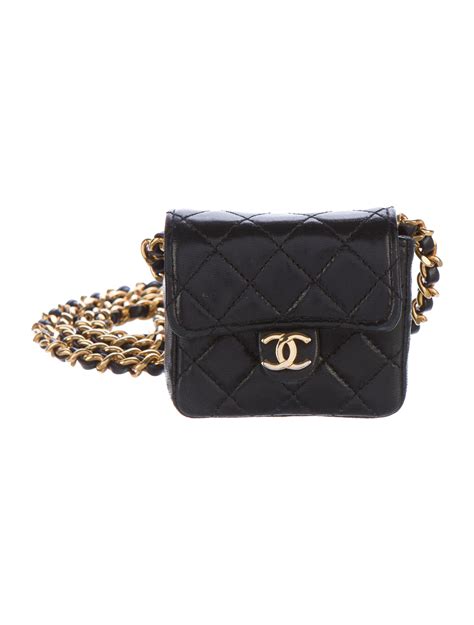 chanel half flap micro bag